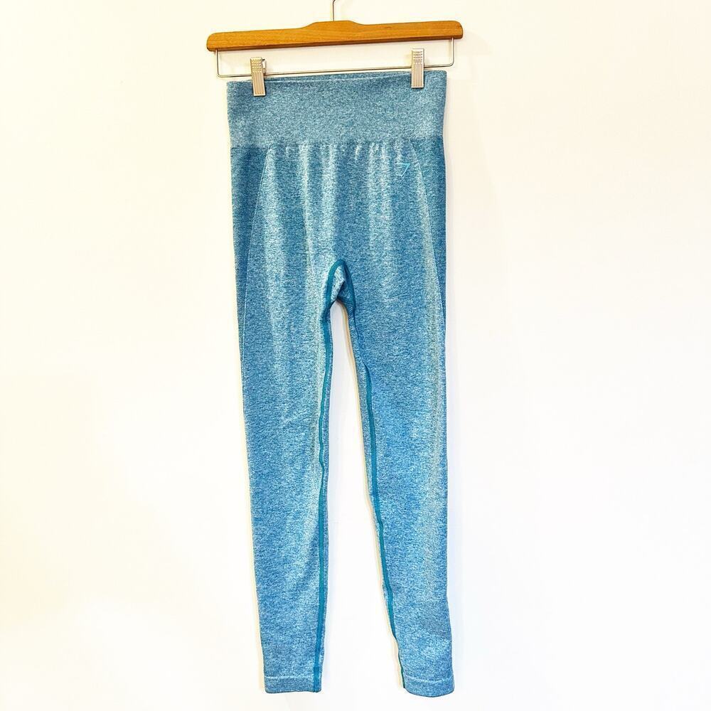 Gymshark Flex High Waist Leggings sz M Teal Blue Leggings
